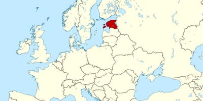 Estija vietą pasaulio žemėlapyje