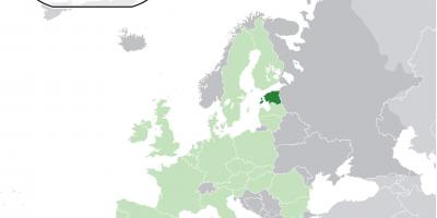 Estija dėl europos žemėlapis